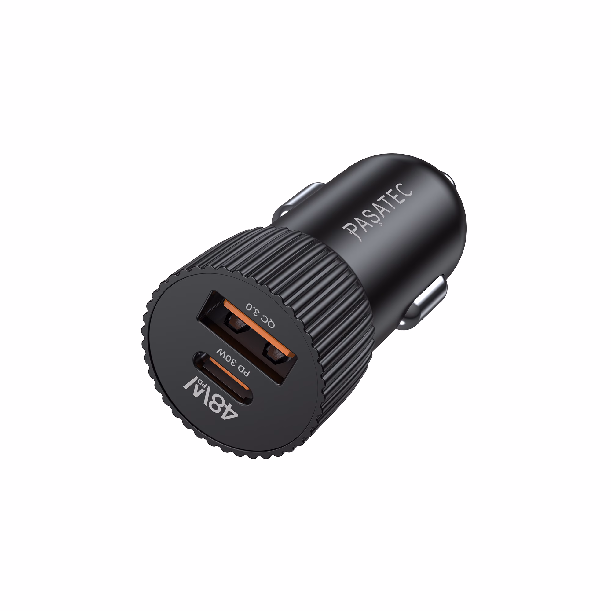 GLEE Series PD 48W Car Charger + 4in1 Cable - Black - Image 6