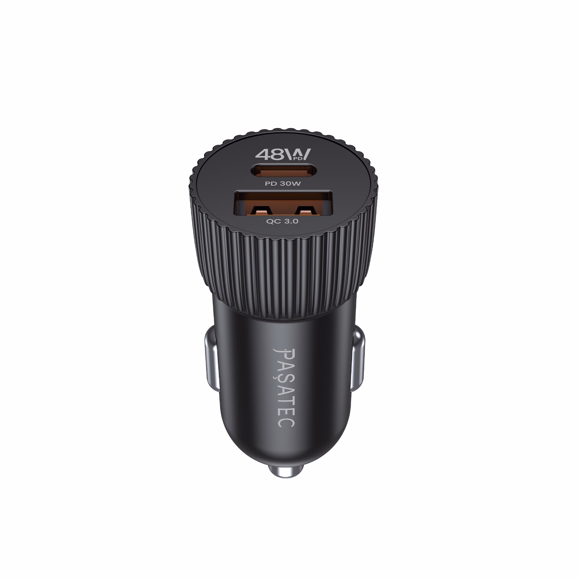 GLEE Series PD 48W Car Charger + 4in1 Cable - Black - Image 7