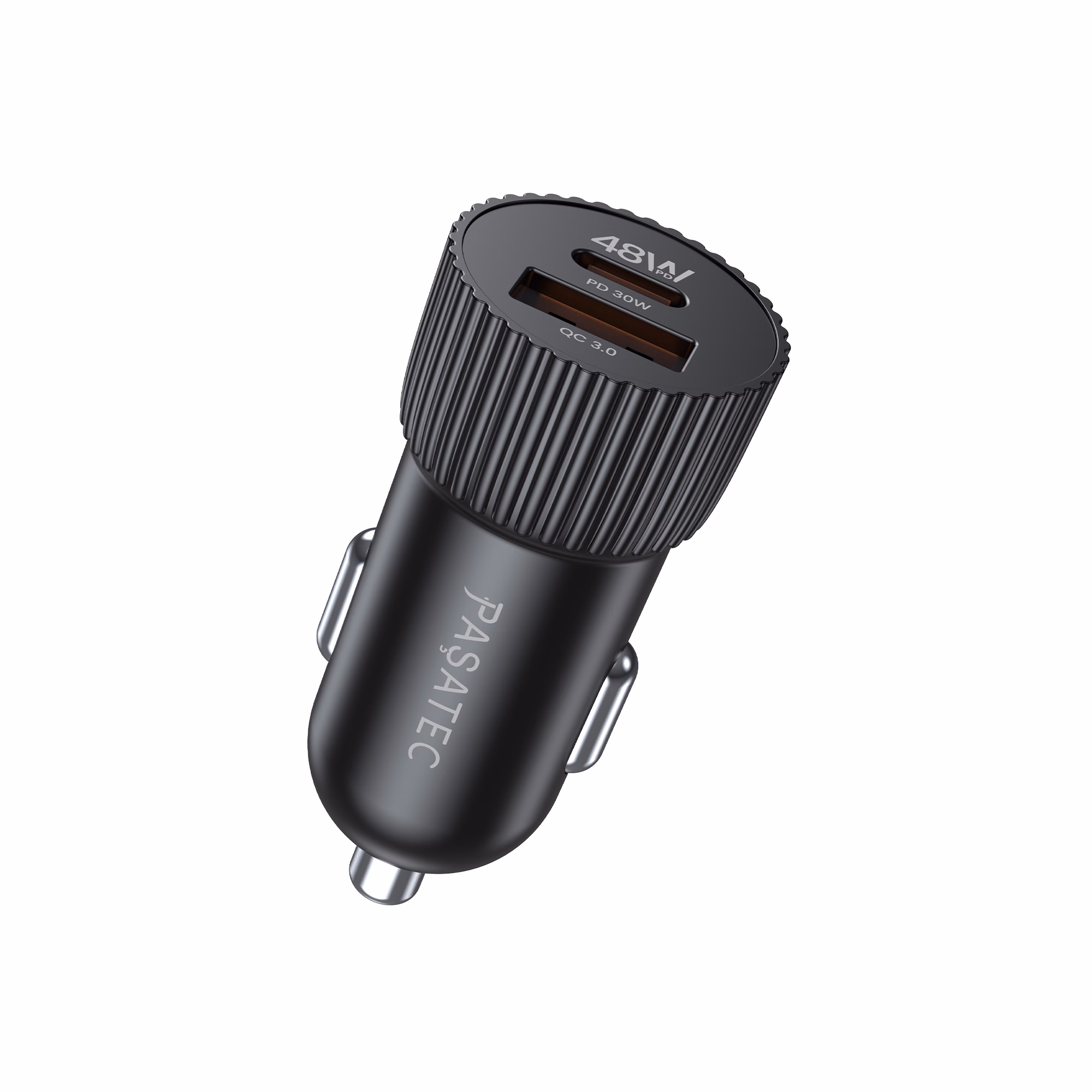 GLEE Series PD 48W Car Charger + 4in1 Cable - Black - Image 8